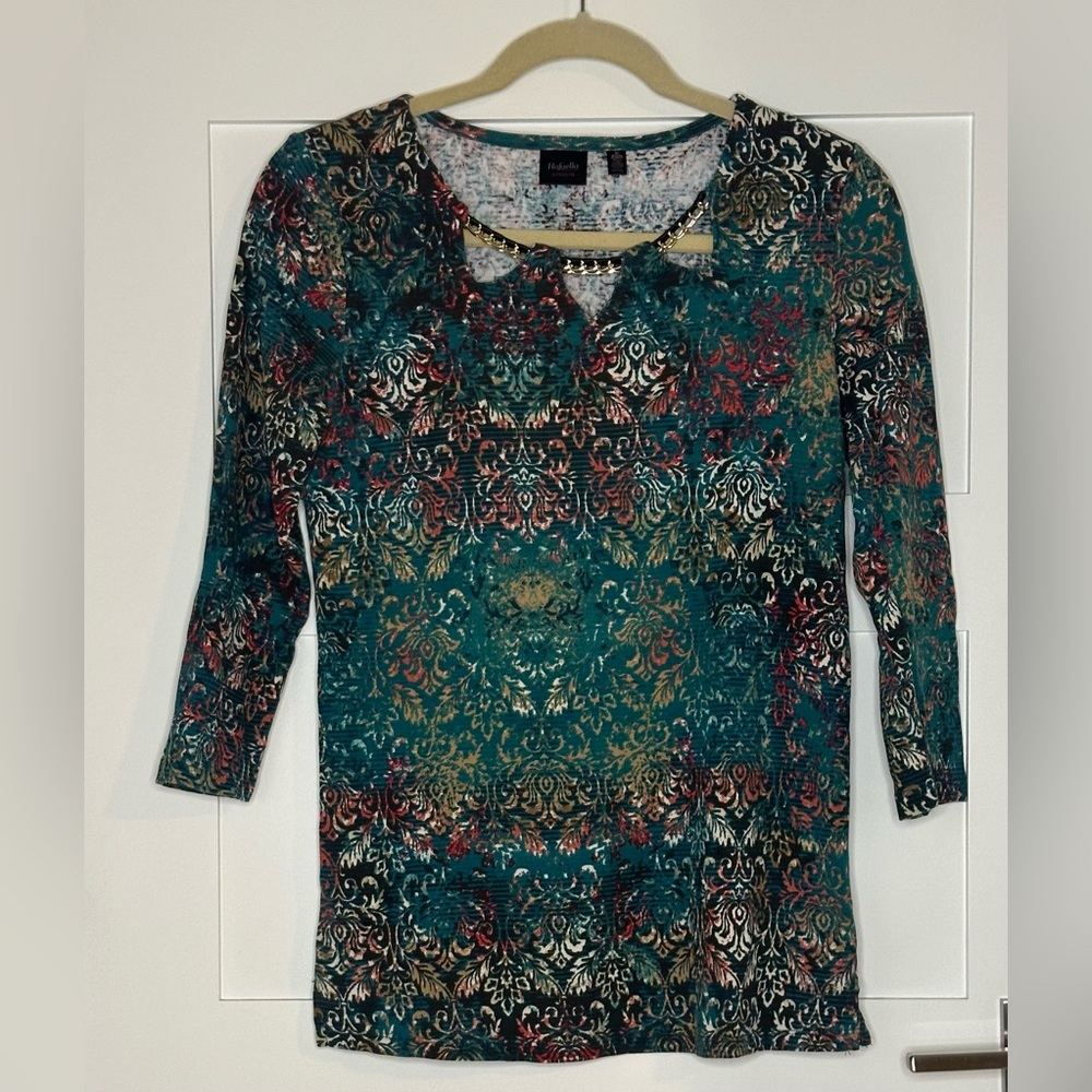 BUNDLE 4/$12💥 
Rafaella 3/4 sleeve top. Size small petite.